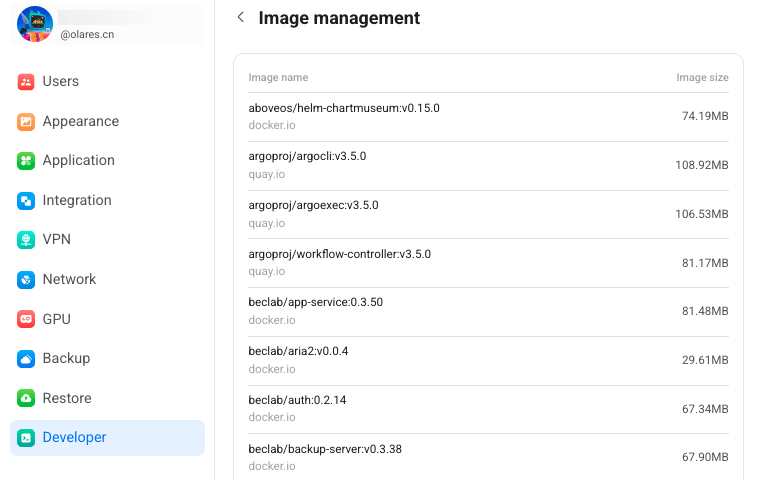 Image management