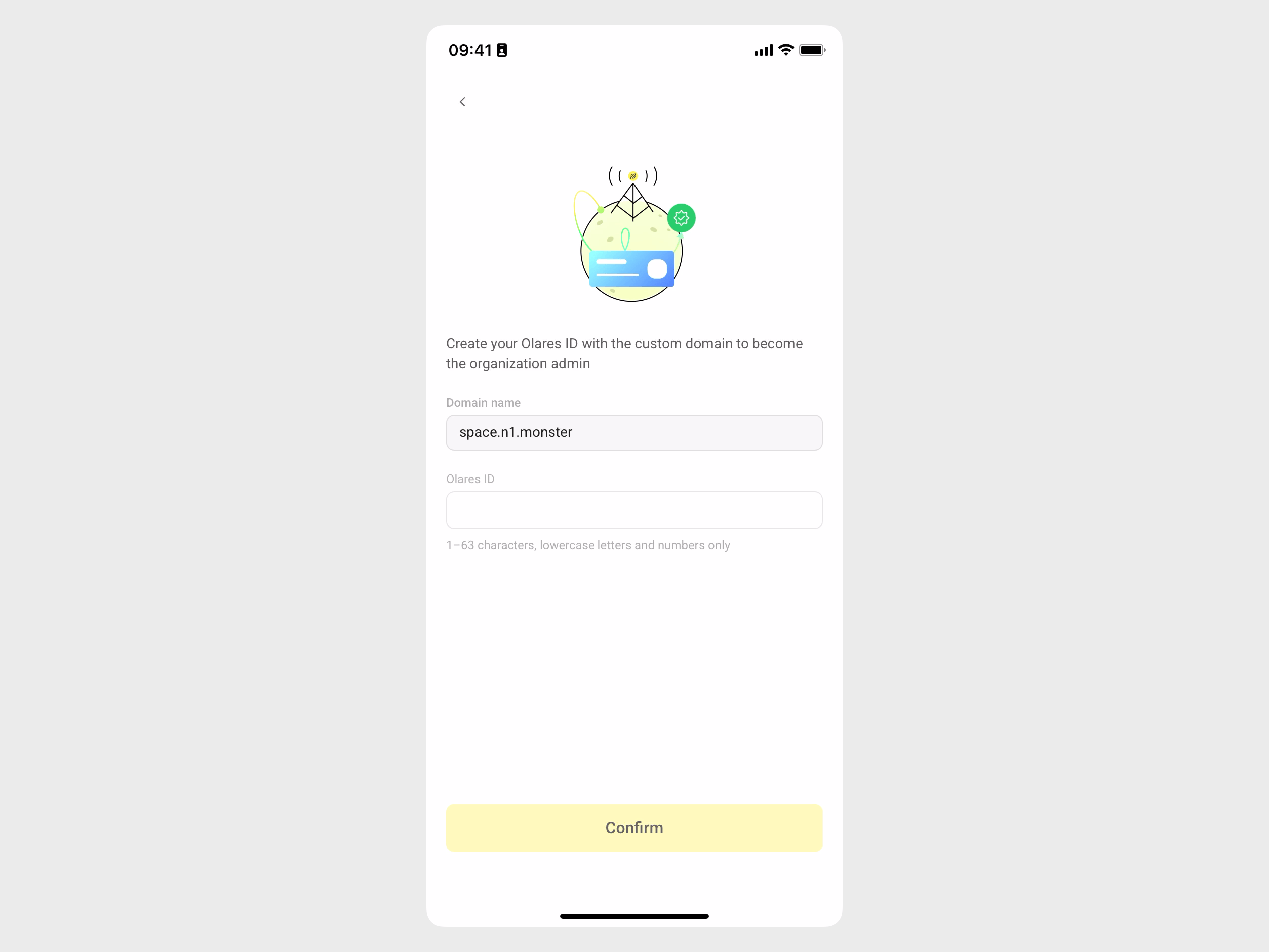 以管理员身份创建 Olares ID