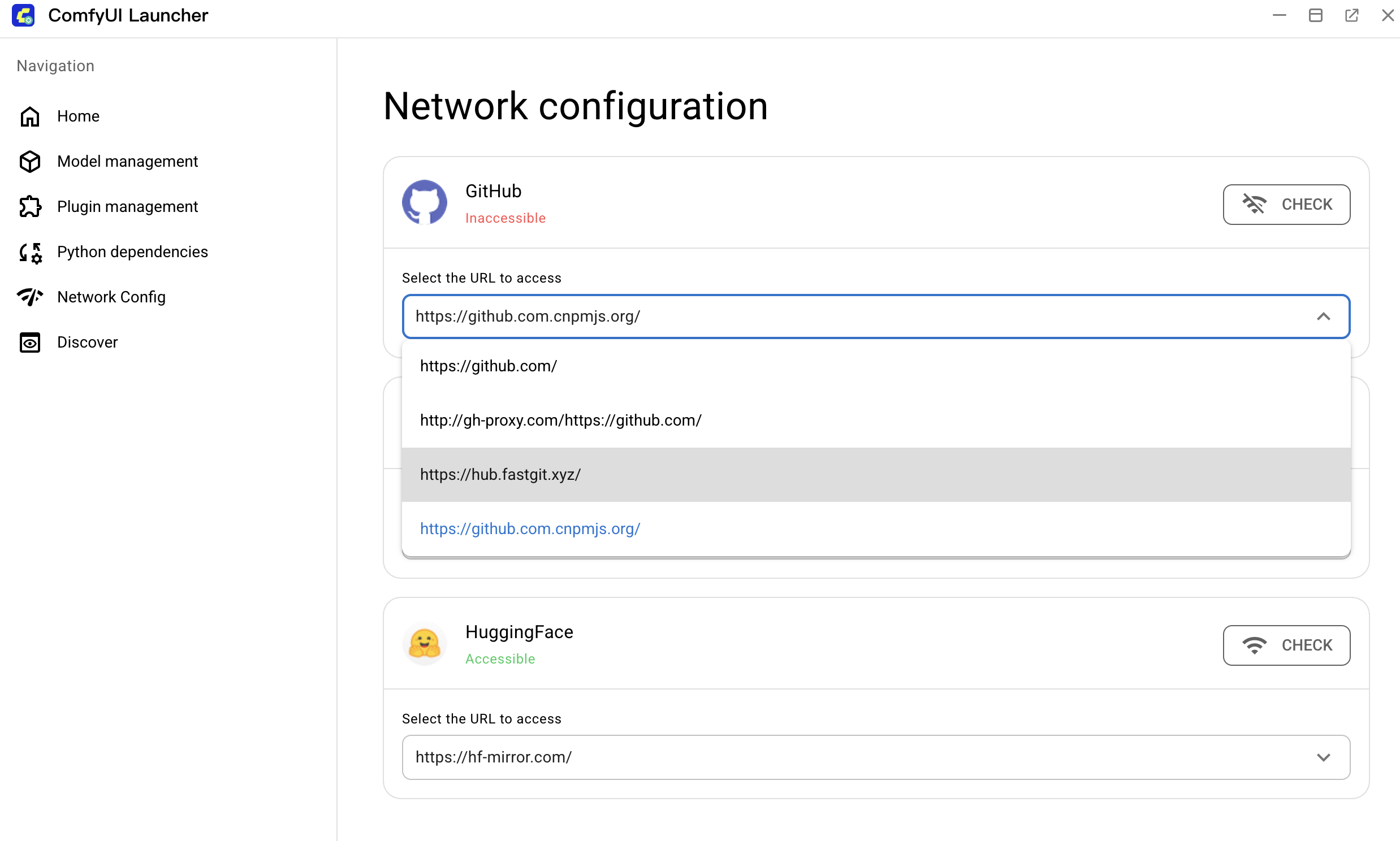 Switch network