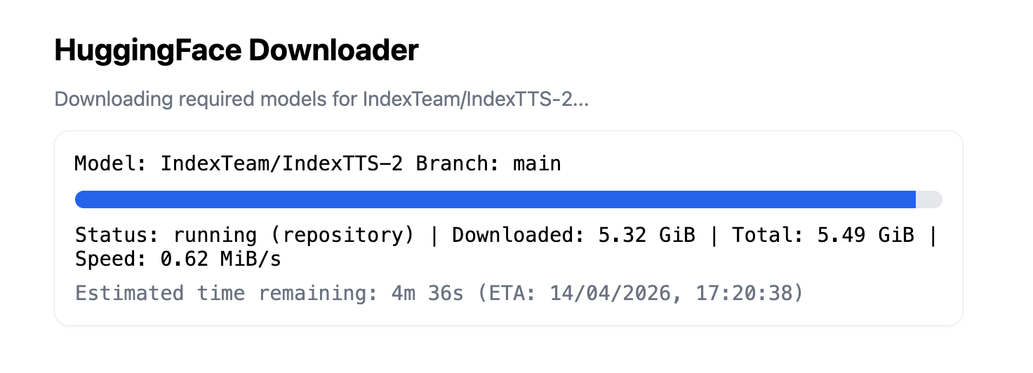 IndexTTS2 model download