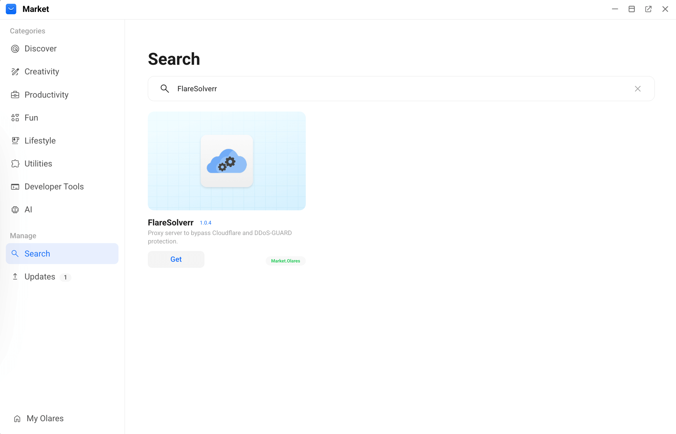 Install FlareSolverr