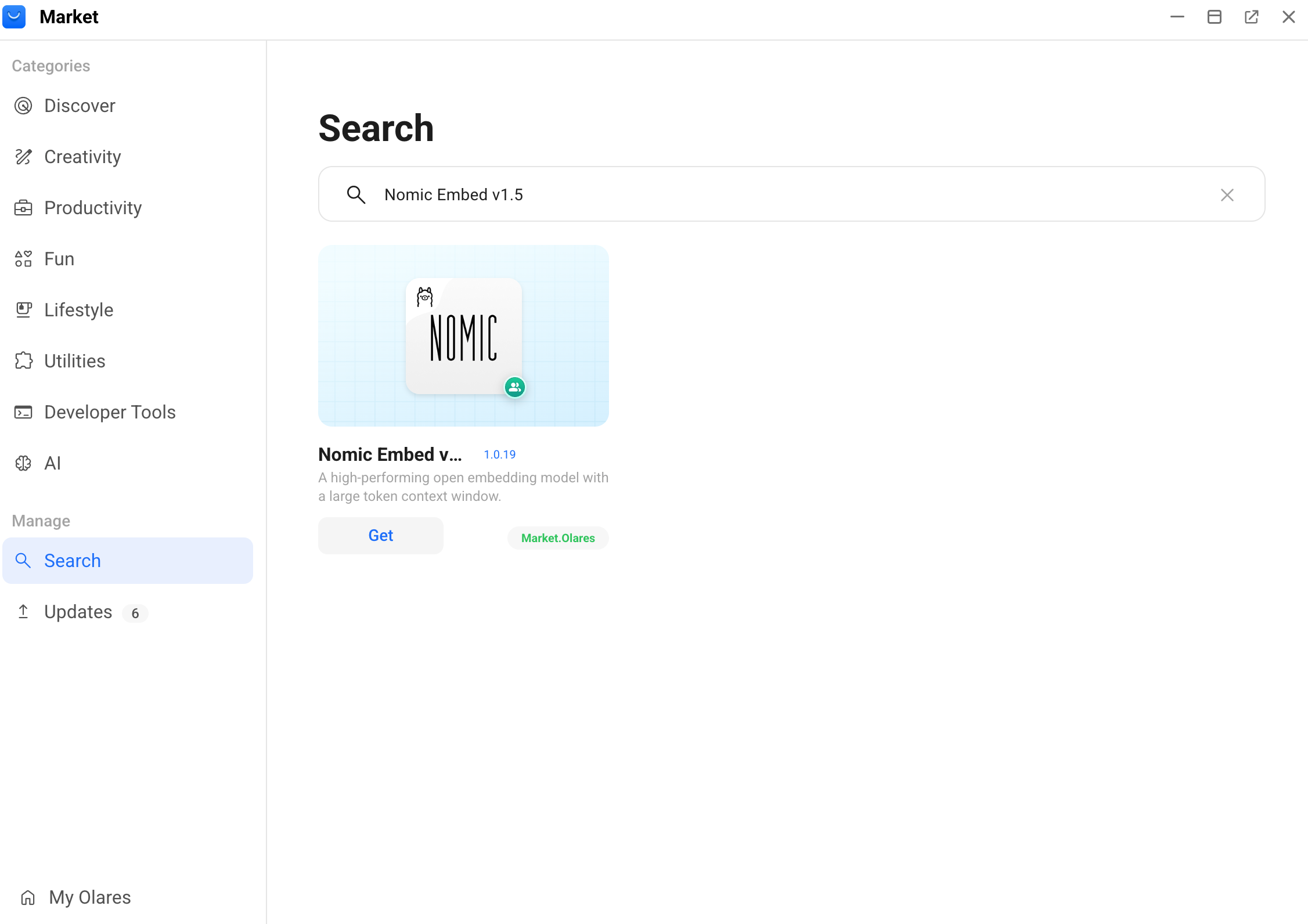 Install Nomic Embed v1.5