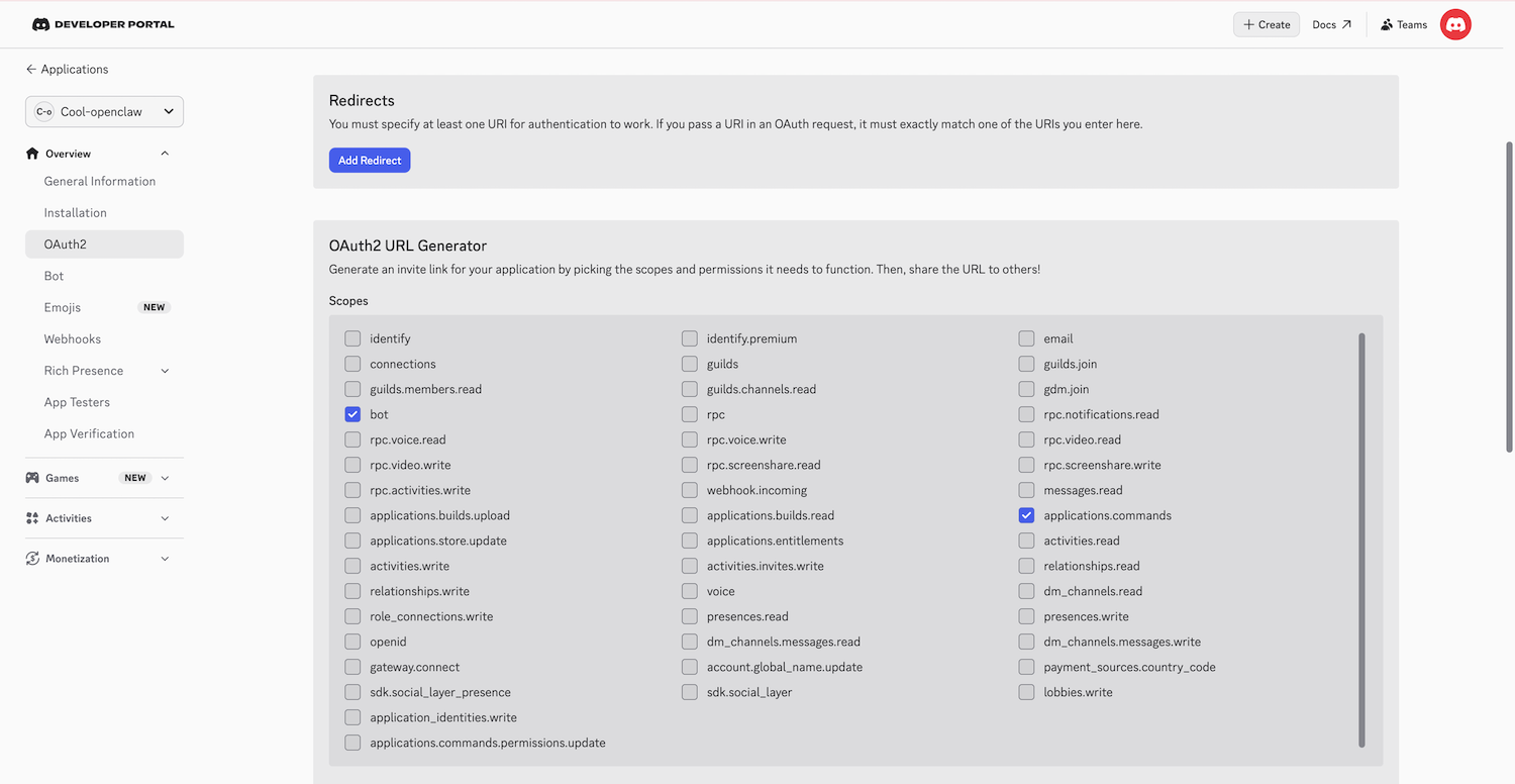 OAuth2 URL Generator