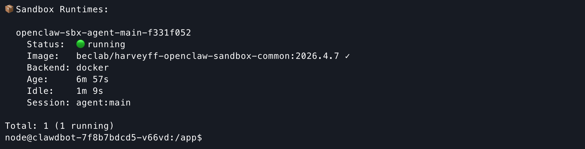 Verify sandbox