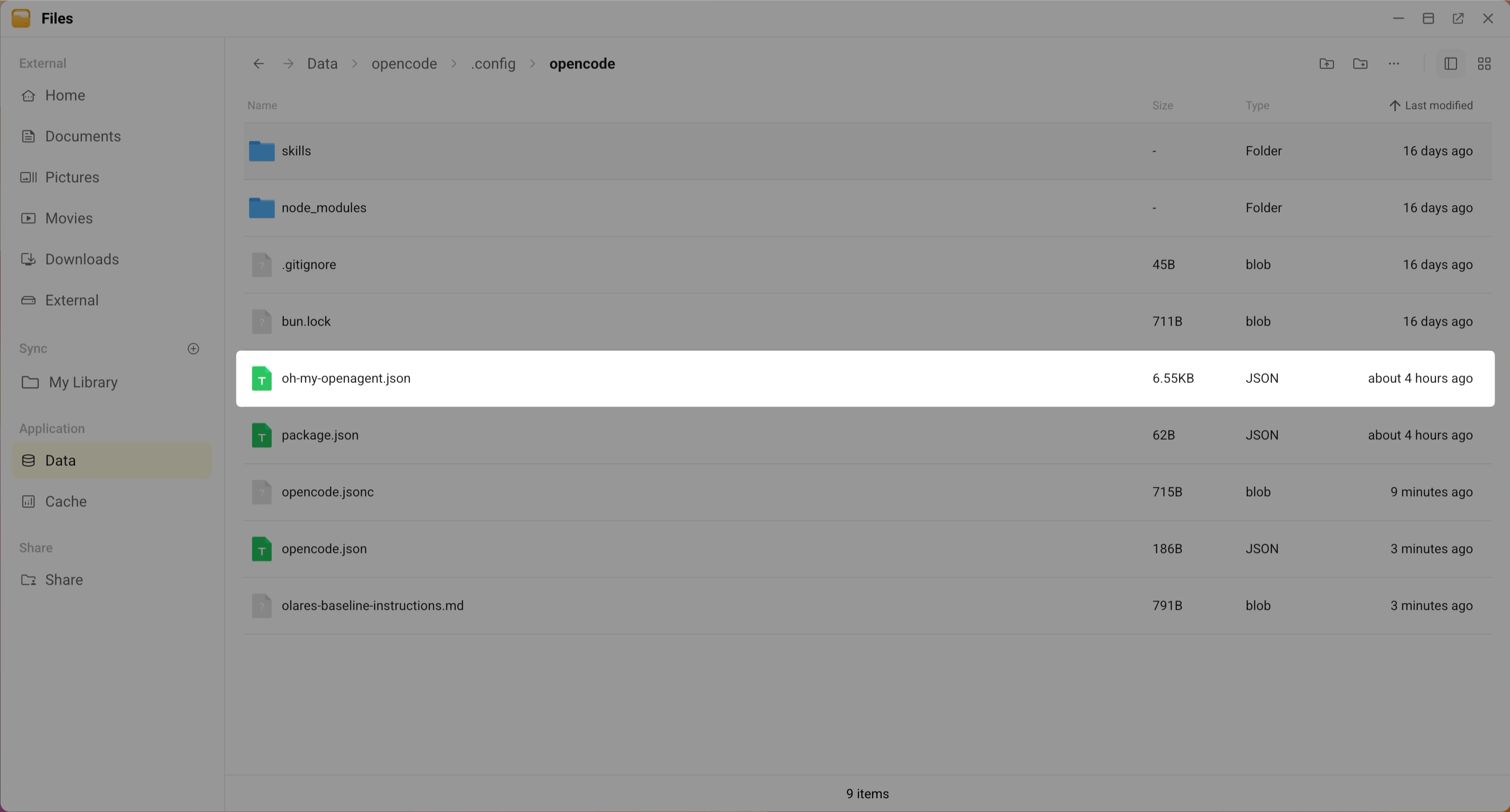 Locate oh-my-openagent.json