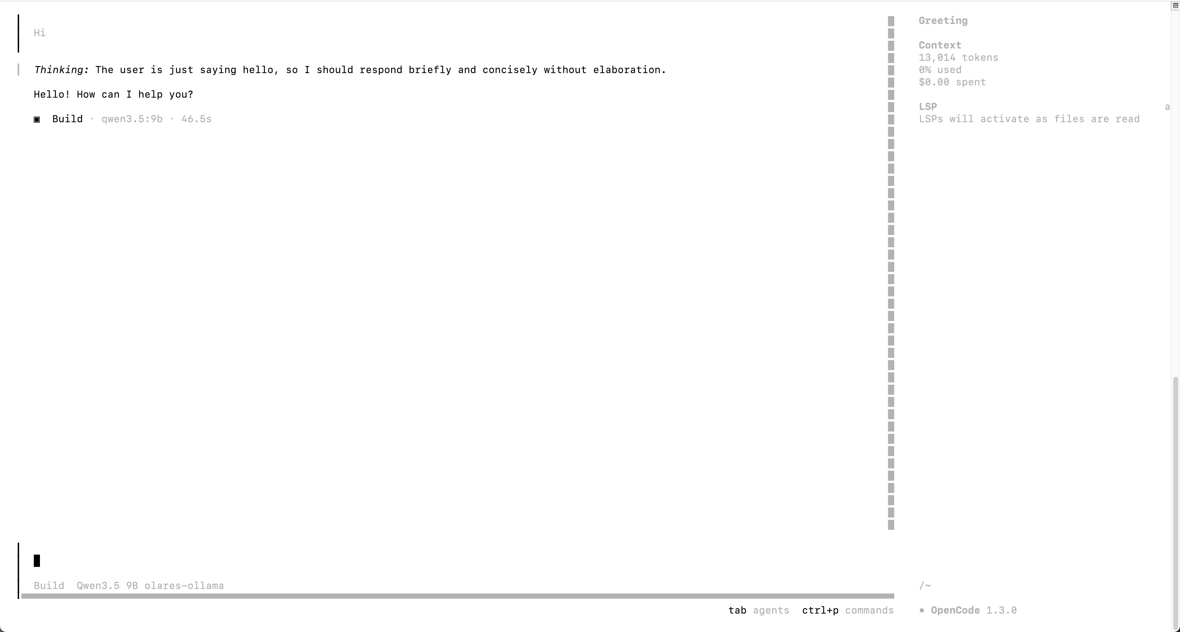 Chat in terminal TUI