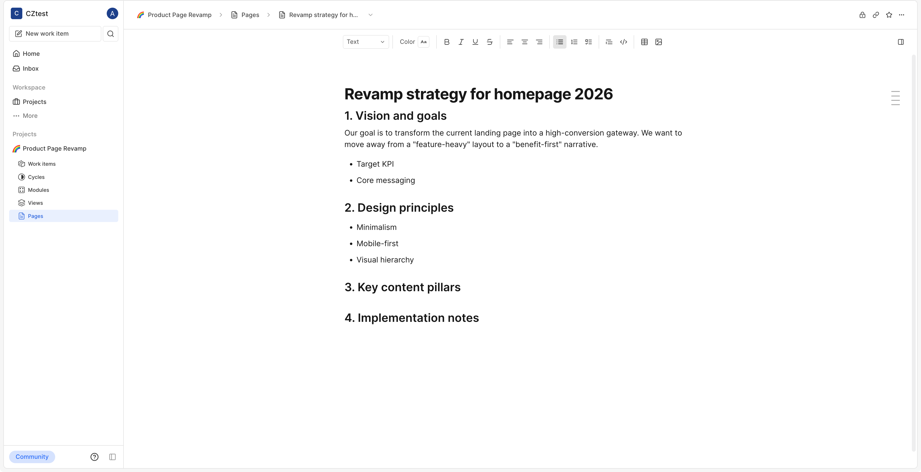 Document collaboration