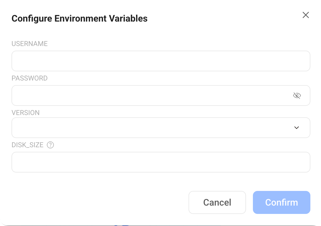 Set environment variables