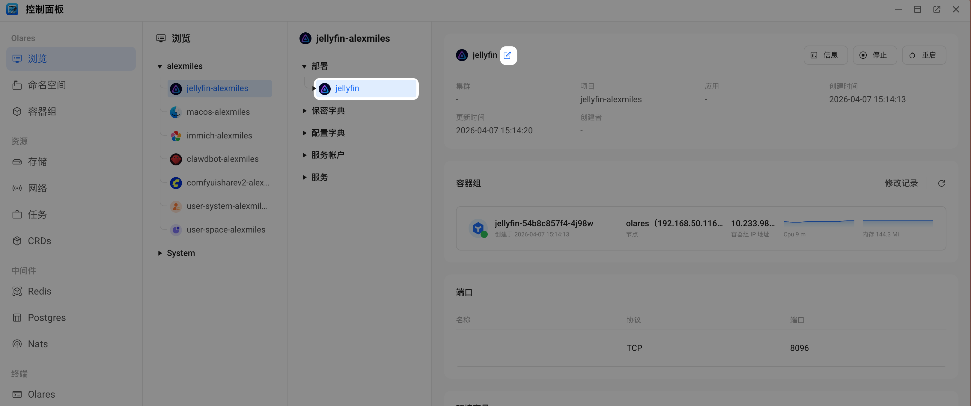 浏览到 Jellyfin 的部署实例